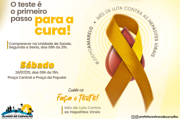 Campanha de Testagem para Hepatites Virais em Álvaro de Carvalho