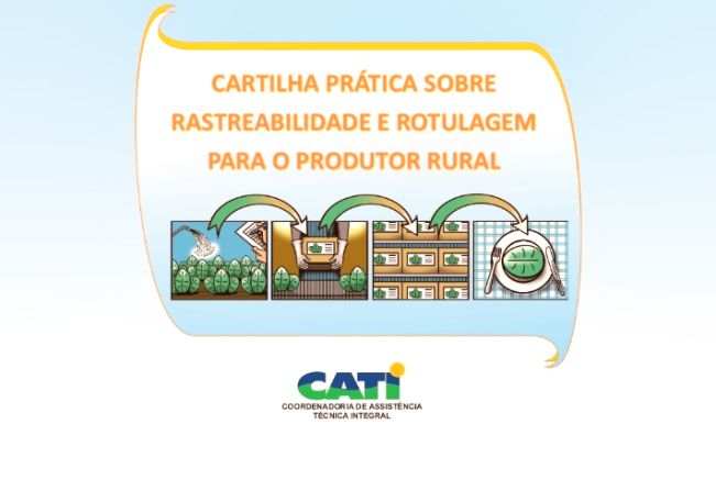 Casa da Agricultura disponibiliza cartilha sobre rastreabilidade e rotulagem de produtos agrícolas